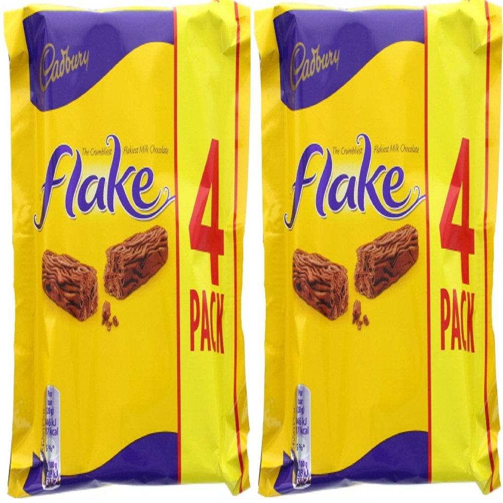 x2 Cadbury Easter Flake 4 PACKS 80g (8 Bars)