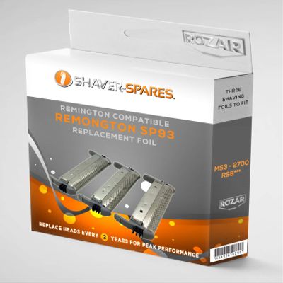Compatible with Remington SP93 Foils for RS TCT3 Foil Shaver and MS3-2700