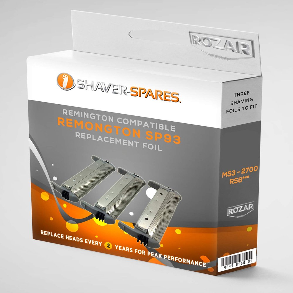 Compatible with Remington SP93 Foils for RS TCT3 Foil Shaver and MS3-2700