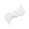 1Pair Silica Gel Front Toe Caps Pad for Pointed Shoes Pain Relief Soft Gel Pointe Protector Pads Toe Cap for Pointed Ballet Shoes Pain Relief (White) view 1