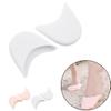 1Pair Silica Gel Front Toe Caps Pad for Pointed Shoes Pain Relief Soft Gel Pointe Protector Pads Toe Cap for Pointed Ballet Shoes Pain Relief (White) view 2