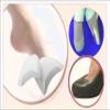 1Pair Silica Gel Front Toe Caps Pad for Pointed Shoes Pain Relief Soft Gel Pointe Protector Pads Toe Cap for Pointed Ballet Shoes Pain Relief (White) view 4