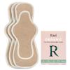 Rael Organic Cotton Cover Reusable Pads Thin Cloth Pads, Leak Free, Washing Machine Safe, Menstrual Pads with Wings (3 Count, Overnight) view 1