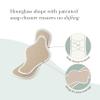 Rael Organic Cotton Cover Reusable Pads Thin Cloth Pads, Leak Free, Washing Machine Safe, Menstrual Pads with Wings (3 Count, Overnight) view 2