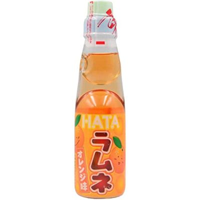 Hatakosen Ramune Soda - Orange Flavour 200ml