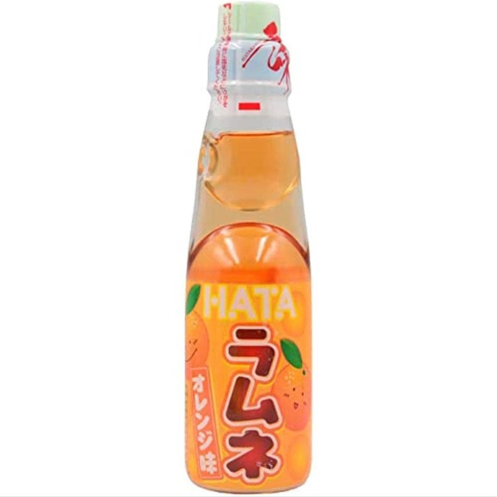 Hatakosen Ramune Soda - Orange Flavour 200ml