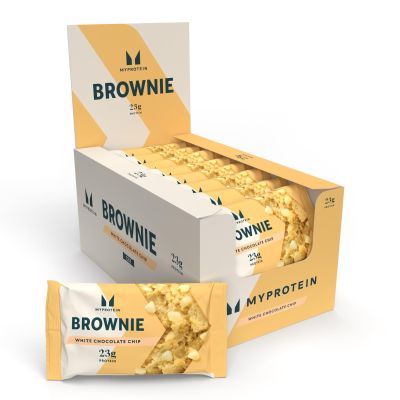 Myprotein Protein Brownie  High Protein Chocolate Snack | 23g Protein per Brownie | Low Sugar, Real Chocolate Chunks, Muscle Maintenance Support | 12 x 75g Pack