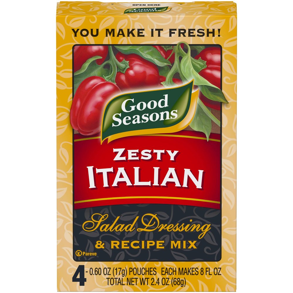Good Seasons Zesty Italian Salad Dressing & Recipe Mix (0.6 oz Envelope)