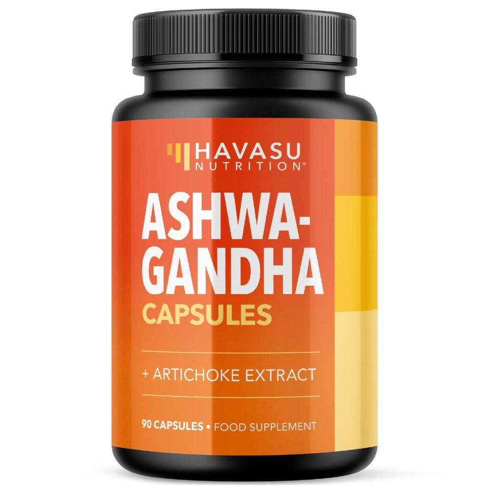 Ashwagandha High Strength 1000mg | Stress and Mood Support for Men and Women | Herbal Supplement Ashwagandha Complex with Artichoke Extract | Third-Party Tested, Non-GMO & Gluten Free | 90 Capsules