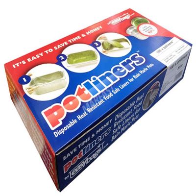 200 XBain Marie Disposable Clear Pot Liners (size 2) (1/3 Gastronorm) Free P&P on all products