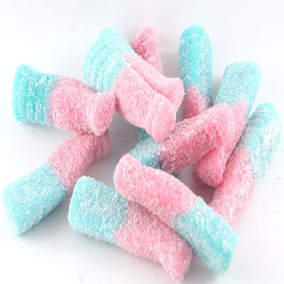 Tutti Frutti Bottles Fizzy Blue Bubblegum Bottles from 100grams