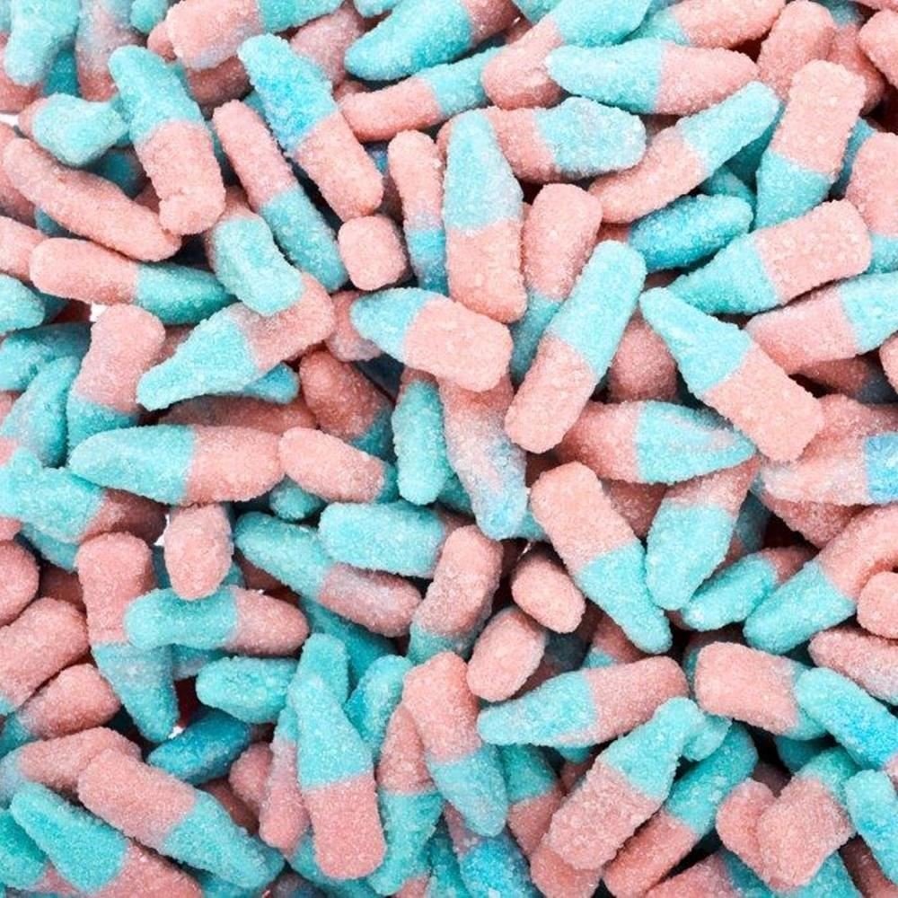 150g Bag of Fizzy Bubble gum Bottles