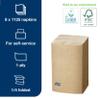 Tork 12840 Xpressnap Extra Soft Environmental Napkins N4 / Suitable for N4 Interfold Napkin System Dispensers / Nature / 1-Ply / 8 x 1125 (10.7 x 16.5 cm) view 2