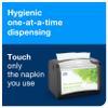 Tork 12840 Xpressnap Extra Soft Environmental Napkins N4 / Suitable for N4 Interfold Napkin System Dispensers / Nature / 1-Ply / 8 x 1125 (10.7 x 16.5 cm) view 4
