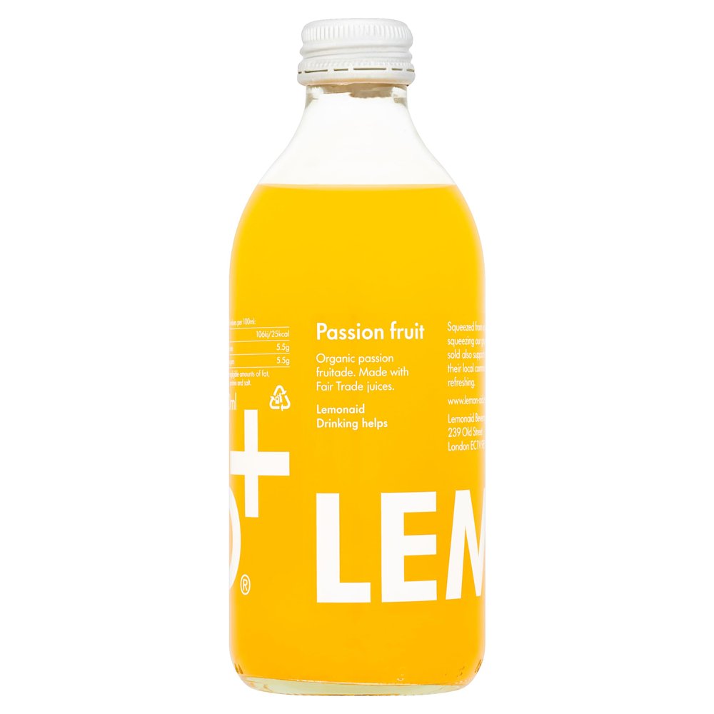 Organic Fairtrade Passion Fruit Lemonade