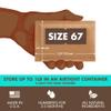 Boveda 58% Two-Way Humidity Control Packs For Storing 1 lb  Size 67  4 Pack  Moisture Absorbers for Storage Containers  Humidifier Packs  Hydration Packets in Resealable Bag view 3