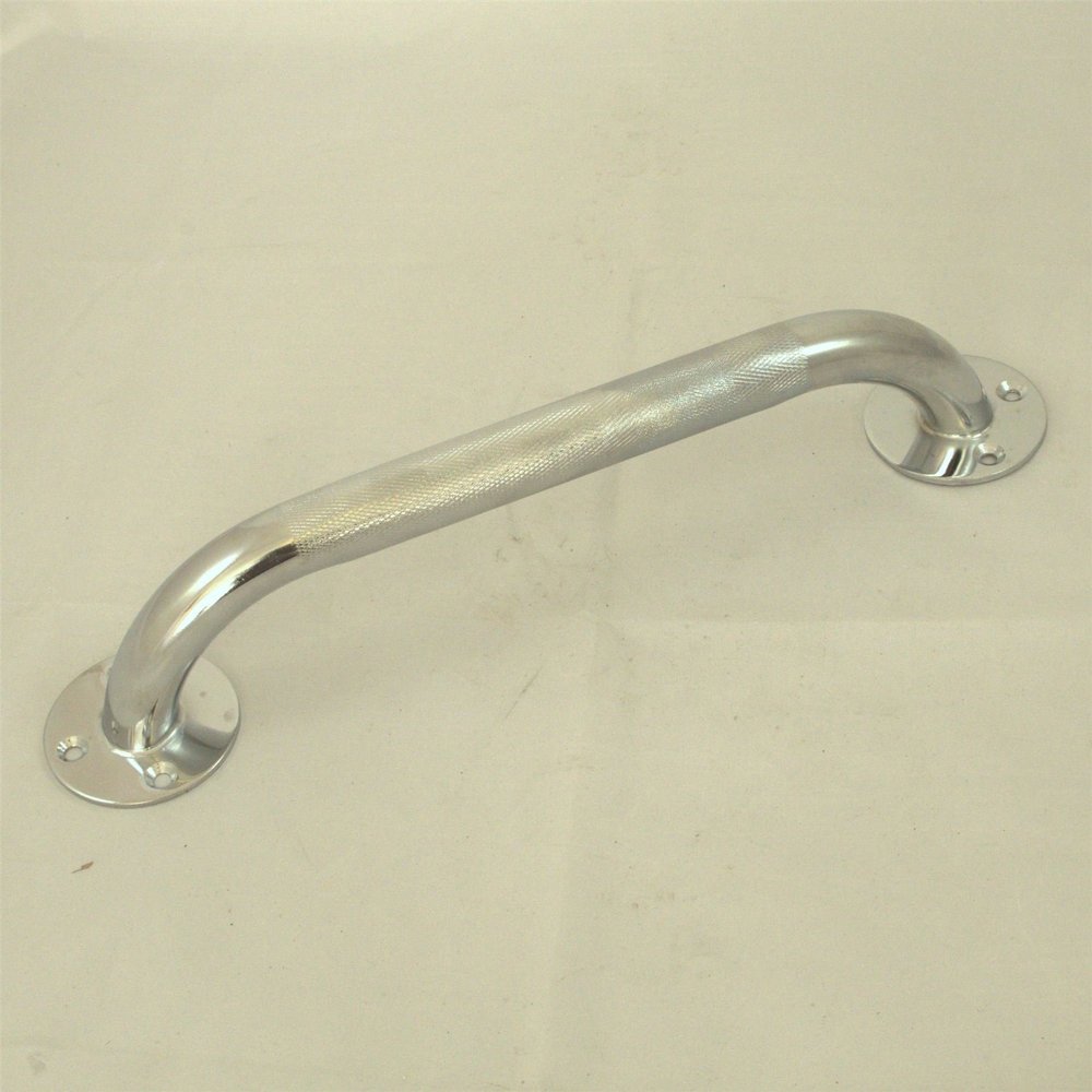 12'' Chrome Drive Grab Rail Bar Indoor/Outdoor Use Disability Aid for Bathrooms etc