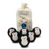Organic Eco Wool Dryer Balls - Black Penguin - 6 Pack - 100% Handmade, Fair Trade, Organic, No Lint - Premium Quality"Cool Friends" view 1