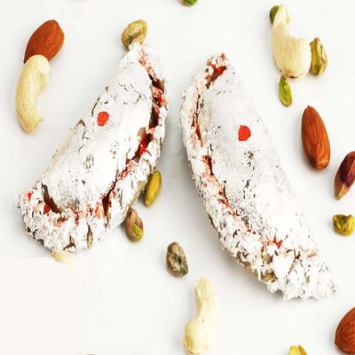 Ghasitaram Gifts Holi Sweets, Holi Gifts, Holi Hamper Sugarfree Kaju Gujiya 200 GMS