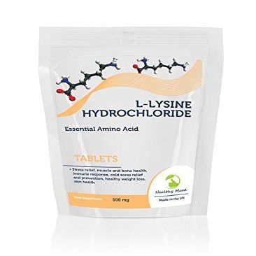L-lysine Hydrochloride 1000mg Health Food Supplement Amino Acid 180 Tablets Pills HEALTHY MOOD UK