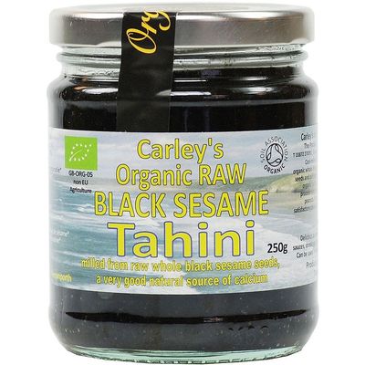 Carley's Organic Raw Black Sesame Tahini 250g (Case of 6)