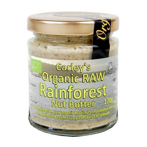 Carley's Organic Raw Rainforest Nut Butter 170g (Case of 6)