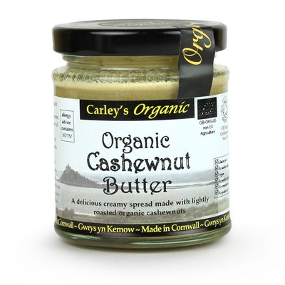 Carley's Organic Cashewnut Butter 170g (Case of 6)