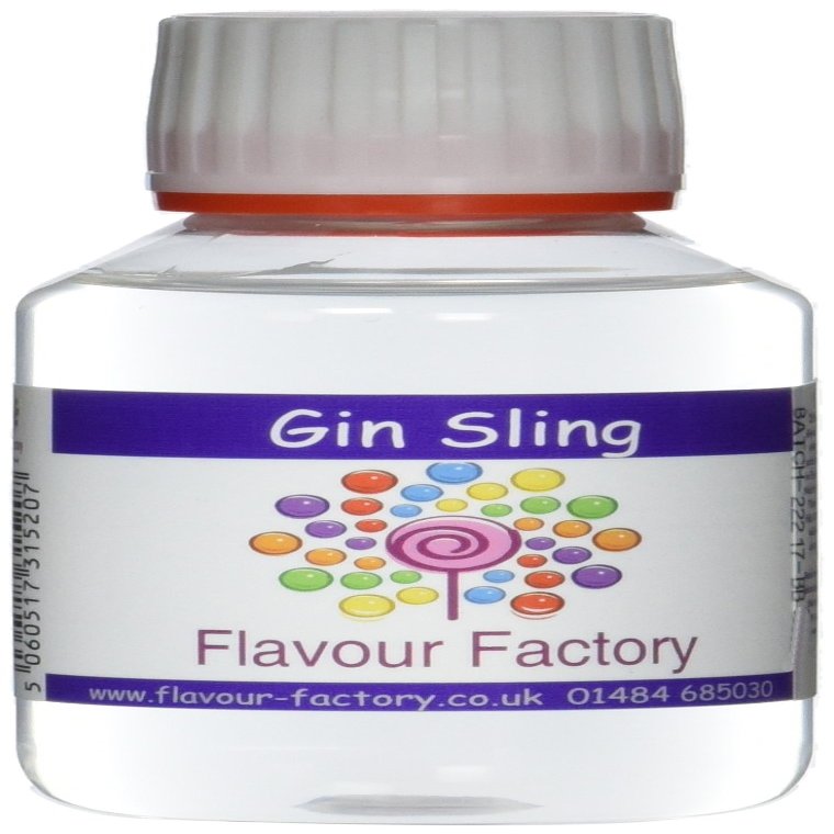 Flavour Factory Intense Food Flavouring, Gin Sling, 100 ml