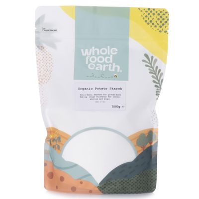Wholefood Earth Organic Potato Starch  500g | GMO Free | Vegan | Certified Organic
