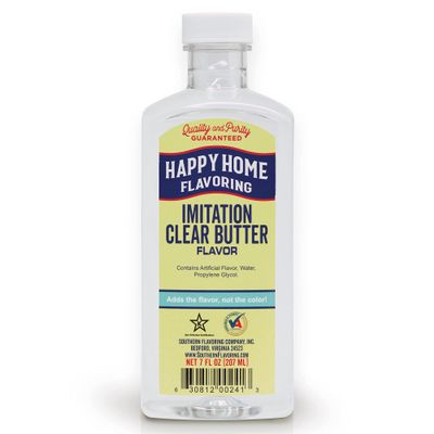 Happy Home Imitation Clear Butter Flavor 7 Ounce