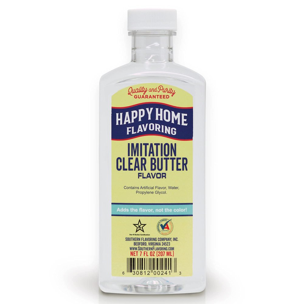 Happy Home Imitation Clear Butter Flavor 7 Ounce