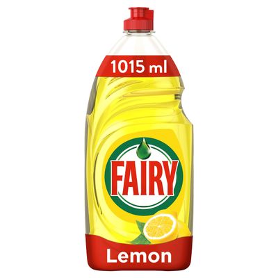 Fairy Washing Up Liquid Lemon with Liftaction, 1015ml