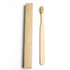 Bamboo Toothbrush - Biodegradable Toothbrushes,Genkent Natural Bamboo Toothbrush - Made from Nylon Bristles & Solid Bamboo Handle, Light Yellow (8 PACK) view 3