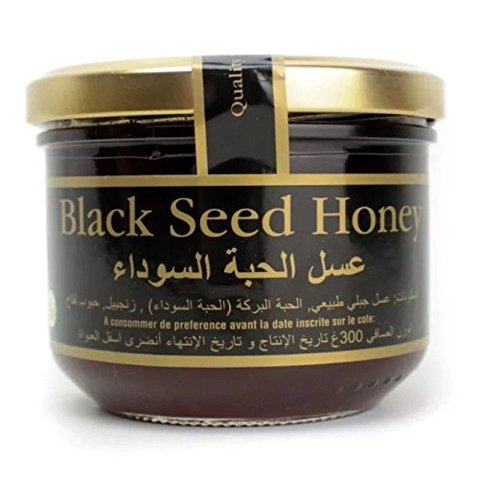 Original Black Seed Honey, Pure Mountain Honey with Black Seed (Nigella) Suitable for Vegetarian (1 x 250g)