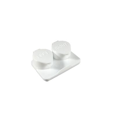 Amcon labs 12-Pack Deep Well Flip-top White Contact Lens Cases