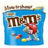 M&M's Crispy Chocolate Pouch, Chocolate Gifts & Movie Night Snacks, 246 g view 1