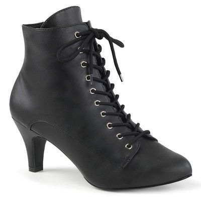 Pleaser Pink Label DIVINE-1020 Blk Faux Leather UK 7 (EU 40)