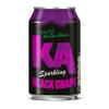 KA Caribbean Black Grape Fizzy Drinks - Traditional & Authentic Caribbean Jamaican Style Sparkling Drink - Soft Drinks Multipack - Black Grape Soda Drinks Bulk Pack - 24 x 330ml Cans view 2