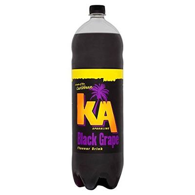 KA Sparkling Black Grape, case of x2 Litre, 6 Count