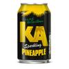 KA Caribbean Pineapple Fizzy Drinks - Traditional & Authentic Caribbean Jamaican Style Sparkling Drink - Soft Drinks Multipack - Caribbean Pineapple Soda Drinks Bulk Pack - 24 x 330ml Cans view 2