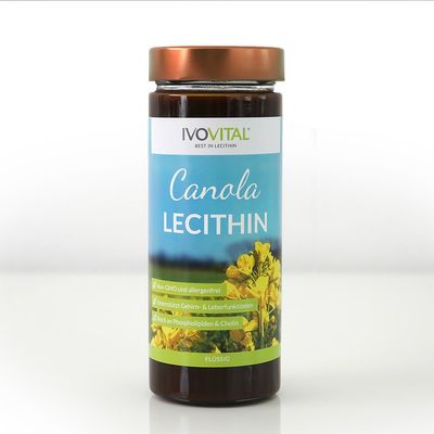 Canola Lecithin Fluid (275 ml), IVOVITAL, Premium Natural Alternative to Soy Lecithin
