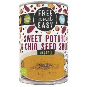 Free & Easy Free & Easy Organic Sweet Potato & Chia Seed Soup 400g-6 Pack