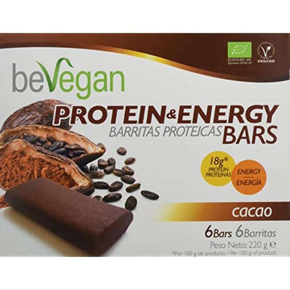 Bevegan Barritas Bio Cacao Protein Energy