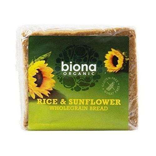 Biona Org Rice Bread Sunflower Seed 500g x 4 (Pack of 4)