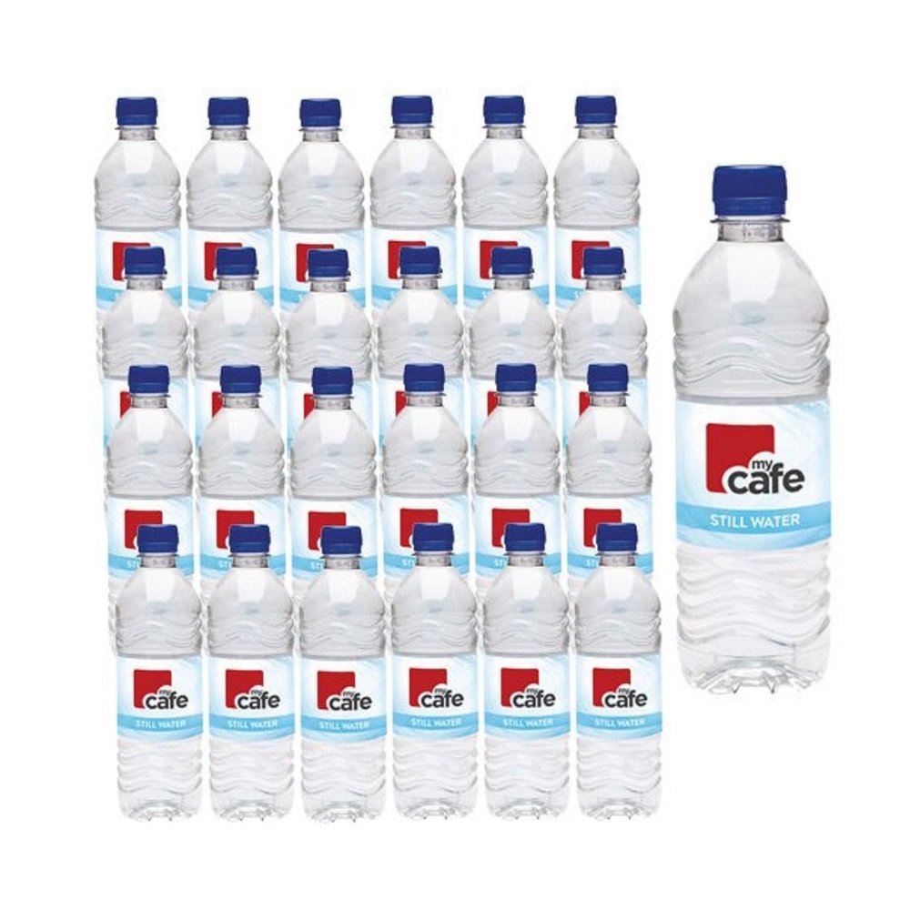 MyCafe Still Water 500 ml Bottle (Pack of 24) MYC30576