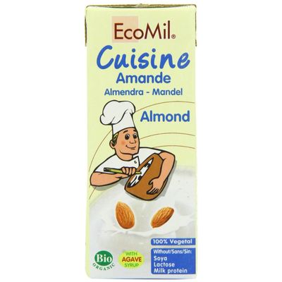 Ecomil Organic Cuisine Almond Cream 200ml (Case of 24)