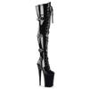 Pleaser INFINITY-3028 Blk Stretch Pat/Blk UK 6 (EU 39) view 1
