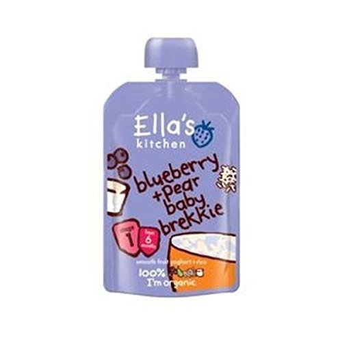 Ellas Kitchen Baby Brekkie - Bluberry & Pear 100g x 3 (Pack of 3)
