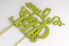 All About Details Lime Green Welcome Baby Girl Topper, 6 x 9 view 4