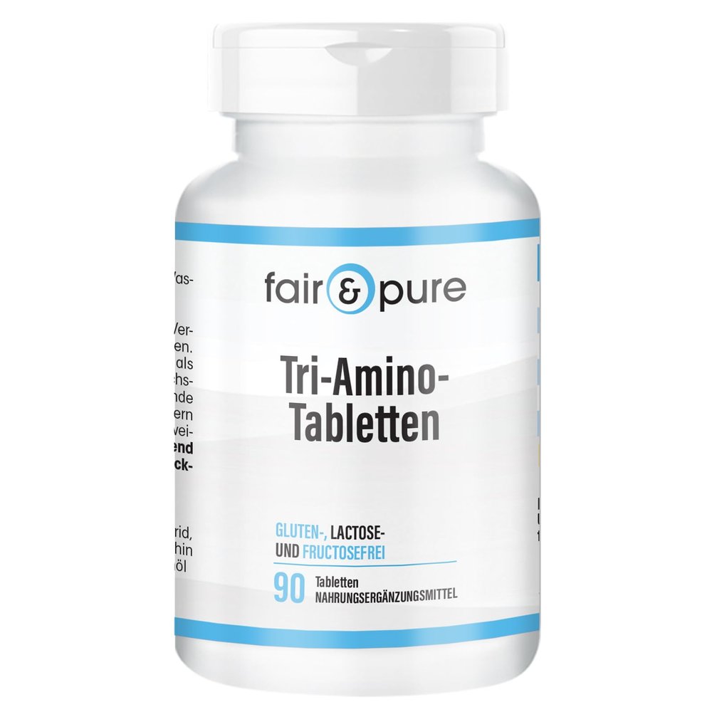 Fair & Pure - Amino Acid Tablets - arginine, ornithine and lysine - Vegan - 90 Tablets